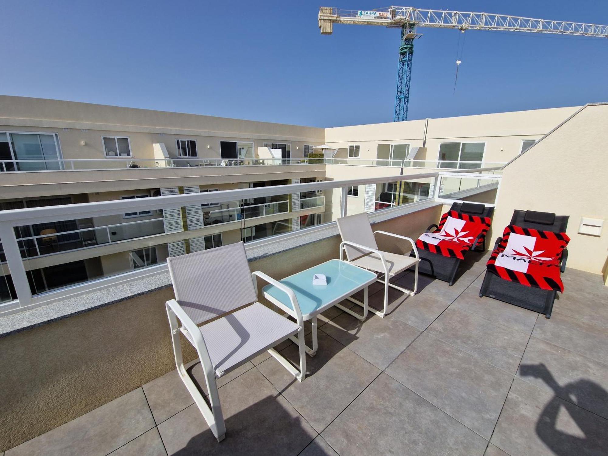 דירות סיינט פול ביי Sea View New Penthouse Terrace & Garage Parking מראה חיצוני תמונה