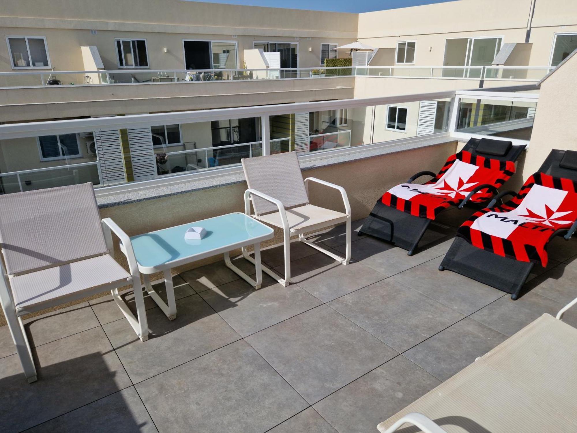 דירות סיינט פול ביי Sea View New Penthouse Terrace & Garage Parking מראה חיצוני תמונה