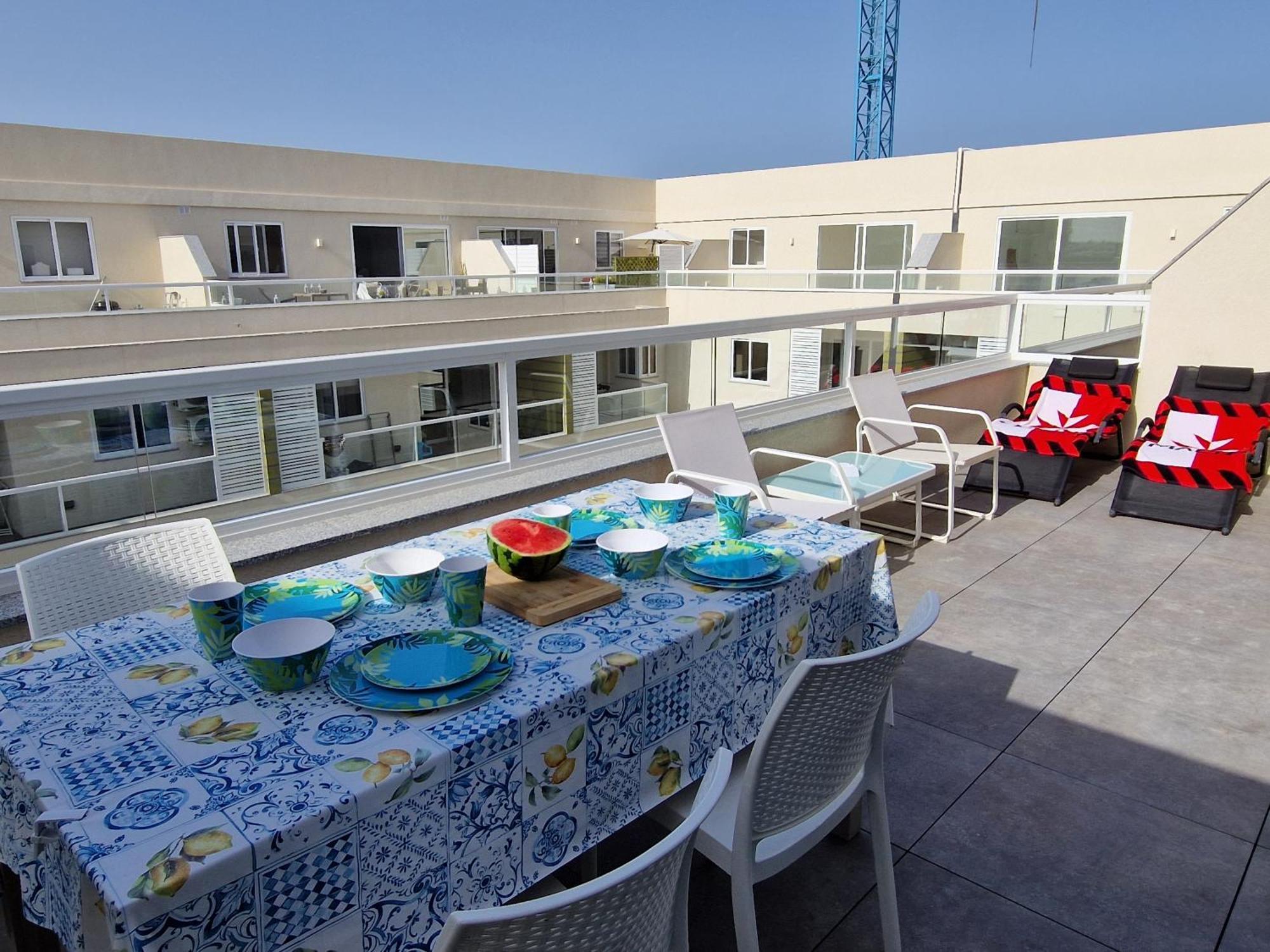 דירות סיינט פול ביי Sea View New Penthouse Terrace & Garage Parking מראה חיצוני תמונה