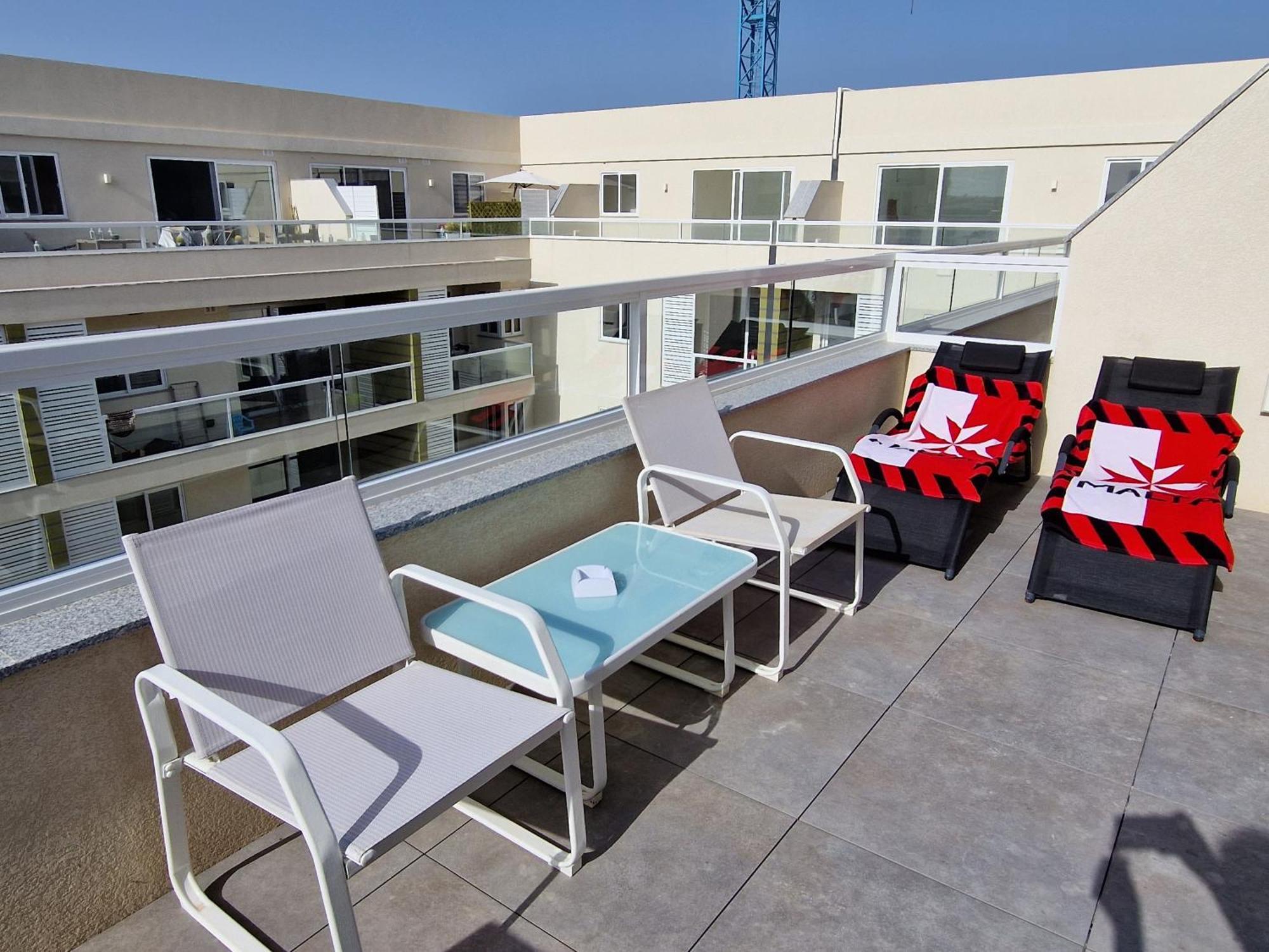 דירות סיינט פול ביי Sea View New Penthouse Terrace & Garage Parking מראה חיצוני תמונה